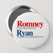 ROMNEY RYAN VP PICK.png Ronde Button 4,0 Cm (Voorkant /achterkant)