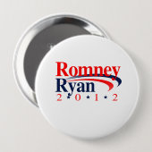 ROMNEY RYAN VP SWEEP.png Ronde Button 4,0 Cm (Voorkant /achterkant)
