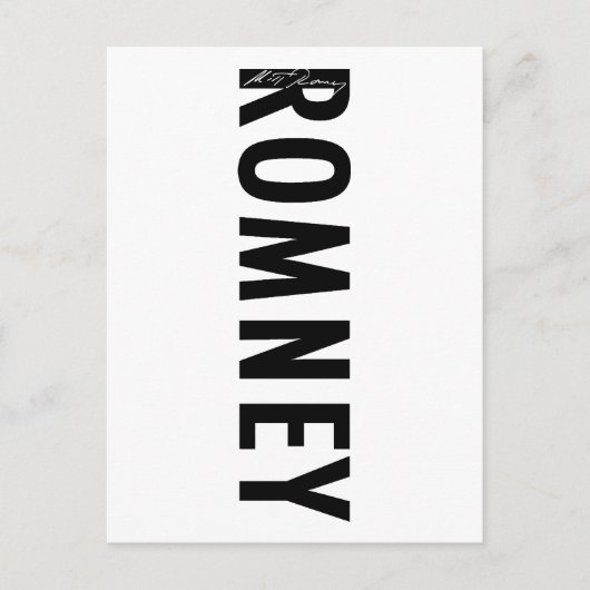 Romney Signature Gear Briefkaart (Voorkant)