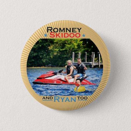Romney Skidoo en Ryan, ook Ronde Button 5,7 Cm (Voorkant)