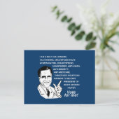 Romney Stem op Me.png Briefkaart (Staand voorkant)