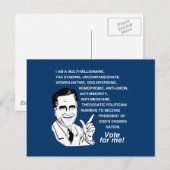 Romney Stem op Me.png Briefkaart (Voorkant / Achterkant)