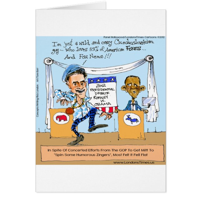 Romney Tries Zingers over Obama Funny Gifts & Kaar (Voorkant)