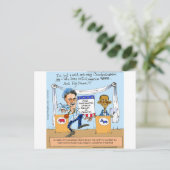 Romney Tries Zingers over Obama Funny Gifts & Kaar Briefkaart (Staand voorkant)