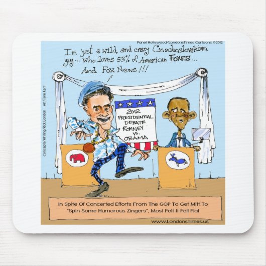 Romney Tries Zingers over Obama Funny Gifts & Kaar Muismat (Voorkant)