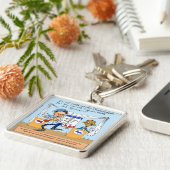 Romney Tries Zingers over Obama Funny Gifts & Kaar Sleutelhanger (Zijkant)