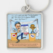 Romney Tries Zingers over Obama Funny Gifts & Kaar Sleutelhanger (Voorkant)