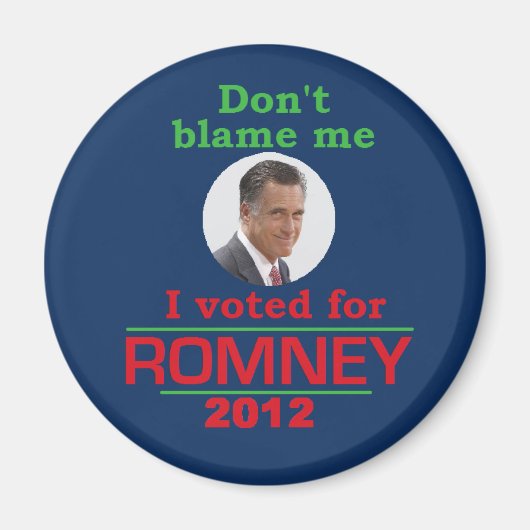 Romney verwijt me niets magneet (Voorkant)