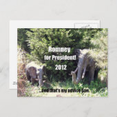 Romney voor President - 2012 Briefkaart (Voorkant / Achterkant)