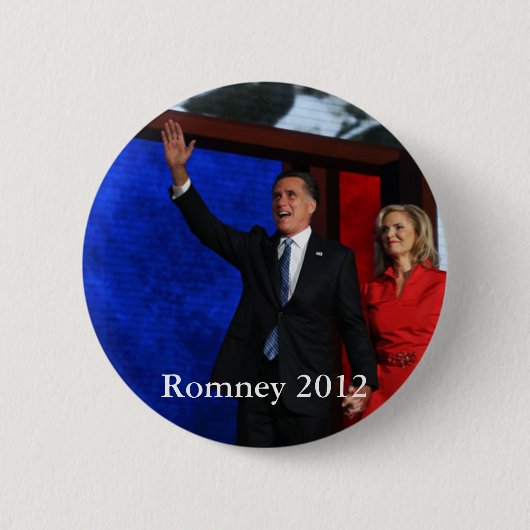 Romney voor President Ronde Button 5,7 Cm (Voorkant)