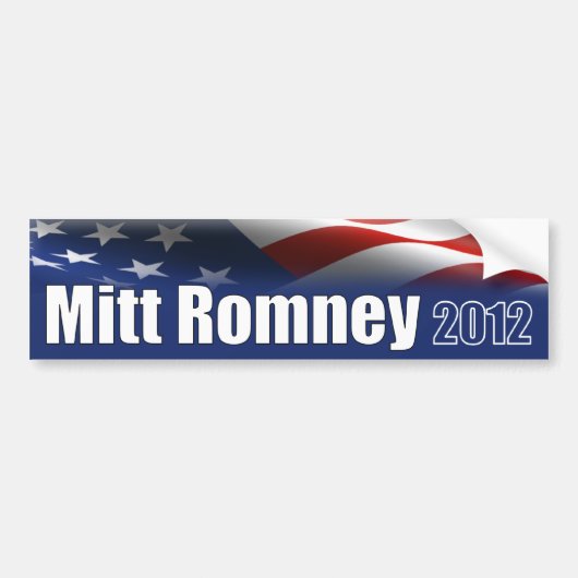 Romney voor President - Verkiezing Bumpersticker (Voorkant)