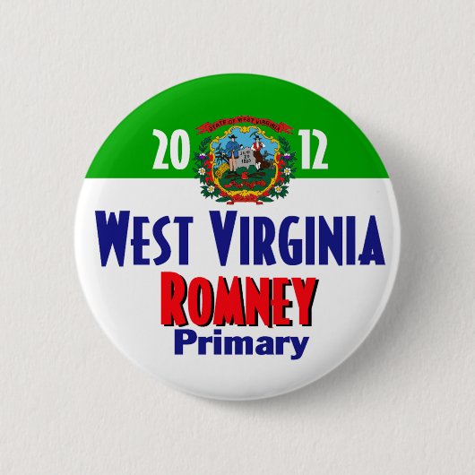 Romney WEST VIRGINIA Button (Voorkant)