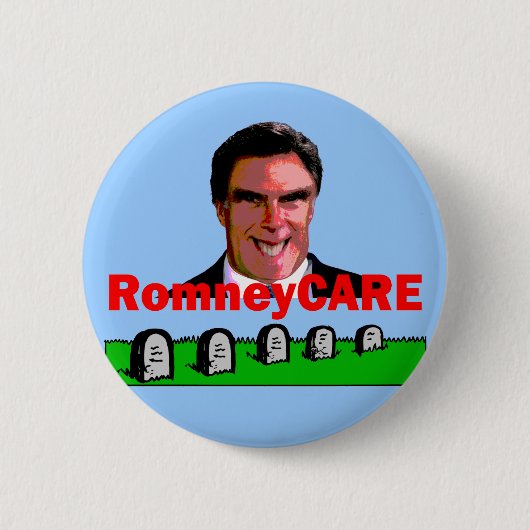 RomneyCare Ronde Button 5,7 Cm (Voorkant)