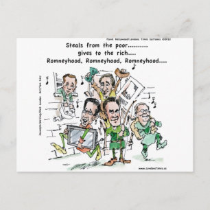 RomneyHood Grappige Cadeaus Mokken T-shirts Kaarte Briefkaart