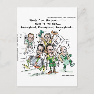 RomneyHood Grappige Geschenken Mokken T-shirts Kaa Briefkaart