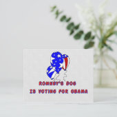 Romney's Dog Briefkaart (Staand voorkant)