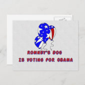 Romney's Dog Briefkaart (Voorkant / Achterkant)