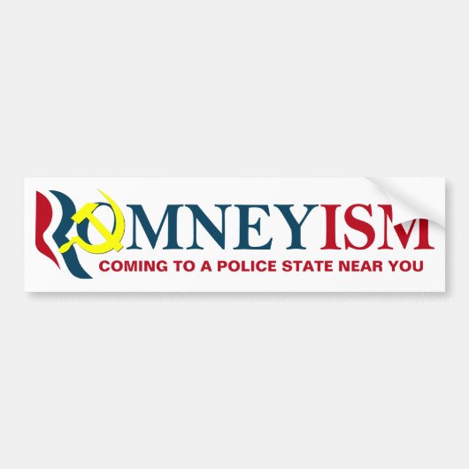 Romnyisme / socialisme, Bumpersticker tegen de Rom (Voorkant)