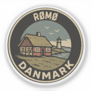 Rømø, Denemarken Danmark Sticker