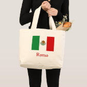 Romo Mexicaanse vlag Grote Tote Bag (Voorkant (product))