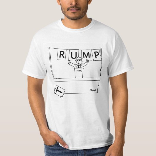 ROMP-CARTOON T-SHIRT (Voorkant)