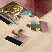 Rompecabeza Gato teniendo una cita romántica. Legpuzzel (Zijkant)