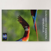 Rompecabeza Guacamayas Bandera - Venezuela. Legpuzzel (Horizontaal)