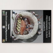 Rompecabeza MINI GATOS CHEFS PREPARANDO SUSHI. Legpuzzel (Horizontaal)