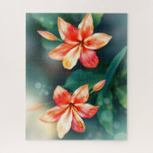 Rompecabezas con motivo floral. legpuzzel (Verticaal)