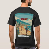 Rompecabezas  GUATEMALA COBAN Retro poster T-shirt (Achterkant)
