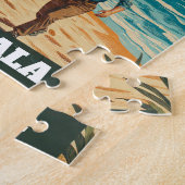 Rompecabezas GUTEMALA COBAN Retro poster Legpuzzel (Zijkant)
