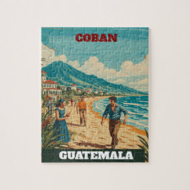 Rompecabezas  GUTEMALA COBAN Retro poster Legpuzzel