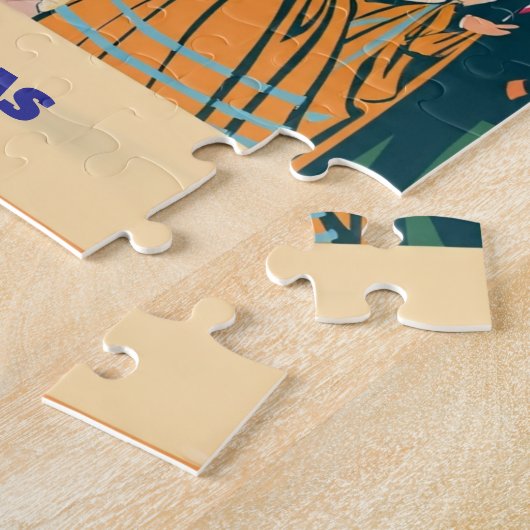 Rompecabezas  Honduras CHOLUTECA Retro poster Legpuzzel (Zijkant)