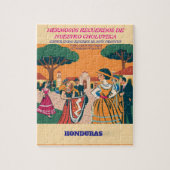 Rompecabezas  Honduras CHOLUTECA Retro poster Legpuzzel (Verticaal)