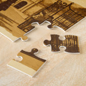 Rompecabezas  Honduras Santa Barbara Retro poster Legpuzzel (Zijkant)