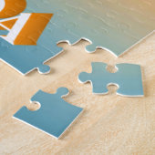 Rompecabezas Honduras Yojoa Lake Retro poster Legpuzzel (Zijkant)