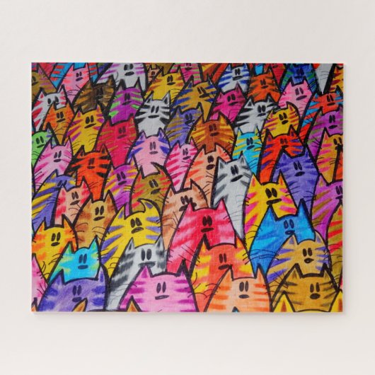 Rompecabezas -puzzle gatos 05 legpuzzel (Horizontaal)