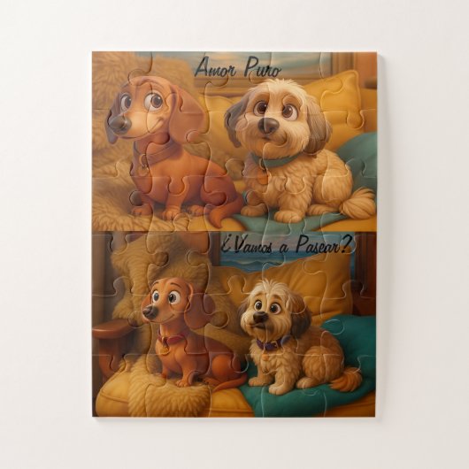 Rompecabezas Puzzle "Hermanitas Felices" Legpuzzel (Verticaal)