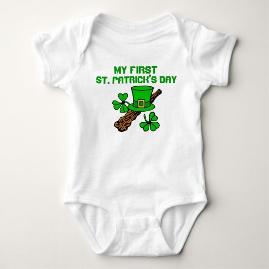 Romper "St. Patrick's day". (Voorkant)