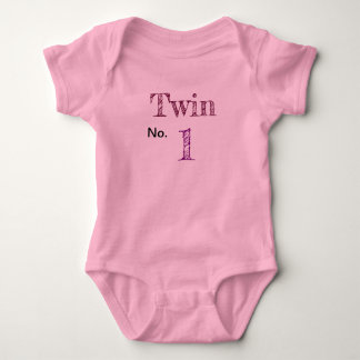Romper "Twin no.1" roze.