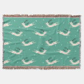 Rompin' Reindeer Pattern Blanket Deken (Voorkant)