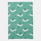 Rompin' Reindeer Pattern Theedoek (Verticaal)