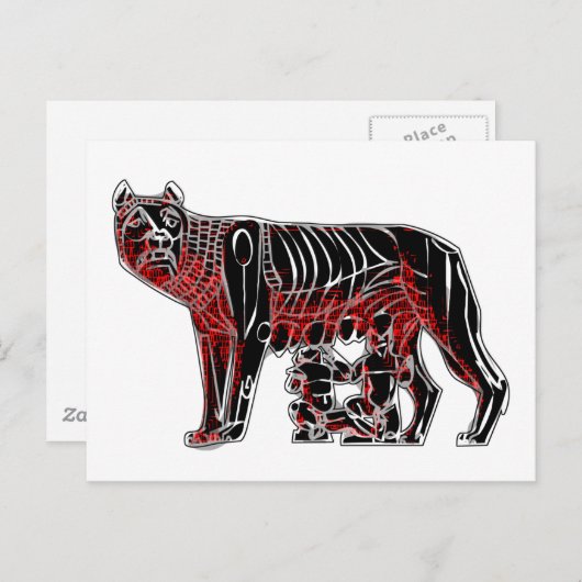 Romulus en Remus Briefkaart (Voorkant / Achterkant)