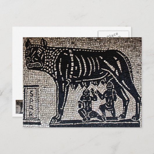 Romulus en Remus Briefkaart (Voorkant / Achterkant)