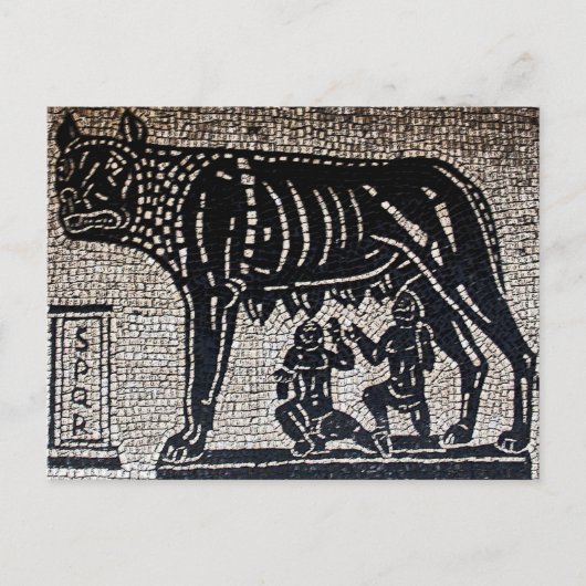 Romulus en Remus Briefkaart (Voorkant)