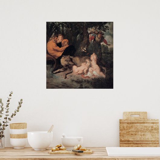 Romulus en Remus Poster (Keuken)
