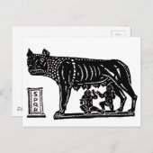 Romulus en Remus Roman Mythology Briefkaart (Voorkant / Achterkant)