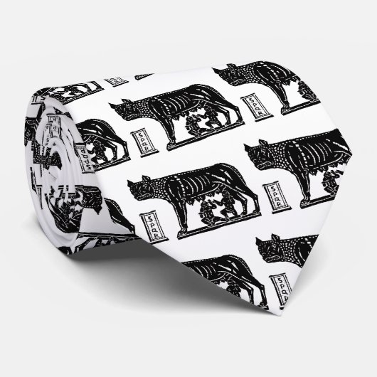 Romulus en Remus Roman Mythology Stropdas (Opgerold)