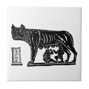 Romulus en Remus Roman Mythology Tegeltje