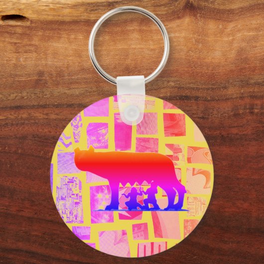 Romulus en Remus Sleutelhanger (Voorkant)